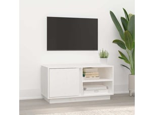 Meuble tv coloris blanc 80 cm <strong></strong>  <strong></strong>