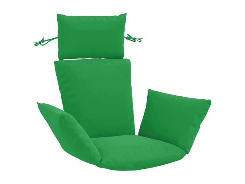  Coussin pour balançoire de chaise d'œuf, coussin d'intérieur et d'extérieur adirondack putten 100 % polyester vert 60 x 145 x 10 cm cf50079  - Conforama B