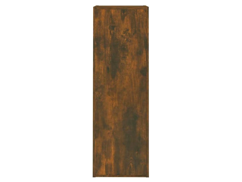  Armoire de rangement bureau chêne fumé 30,5x30x90 cm bois d'ingénierie  - Conforama E