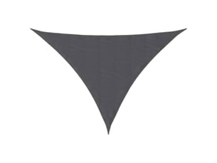 Voile de parasol - voile d'ombrage tissu oxford triangulaire 4x4x5,8 m anthracite