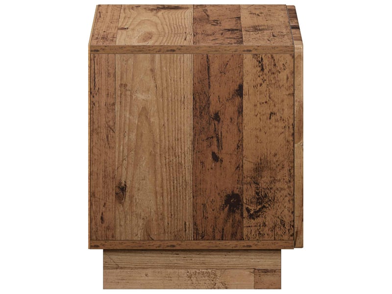  Meuble tv moderne, banc tv 60x34.5x40 cm bois ancien bois d'ingénierie  - Conforama E
