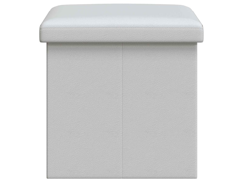  Banc chambre, banc de rangement pliable blanc 180 kg 80 l 77x38x38 cm pvc  - Conforama D