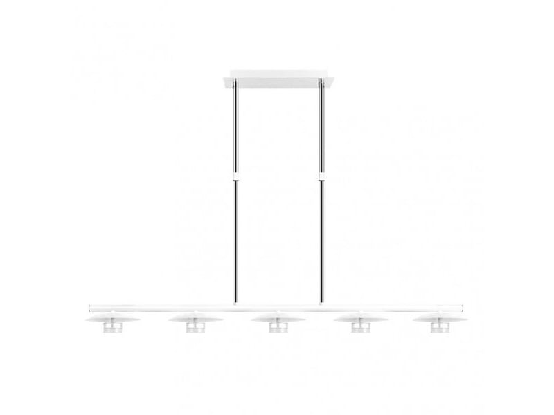  Fabrilamp ciudad del cabo, lampe, moderne, led, 30 w, 2400 lm, 4000 k, blancargenté, 40-62 x 104 x 15 cm 153655074 - Conforama A