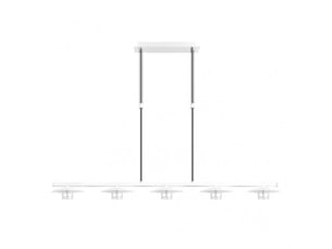 Fabrilamp ciudad del cabo, lampe, moderne, led, 30 w, 2400 lm, 4000 k, blancargenté, 40-62 x 104 x 15 cm