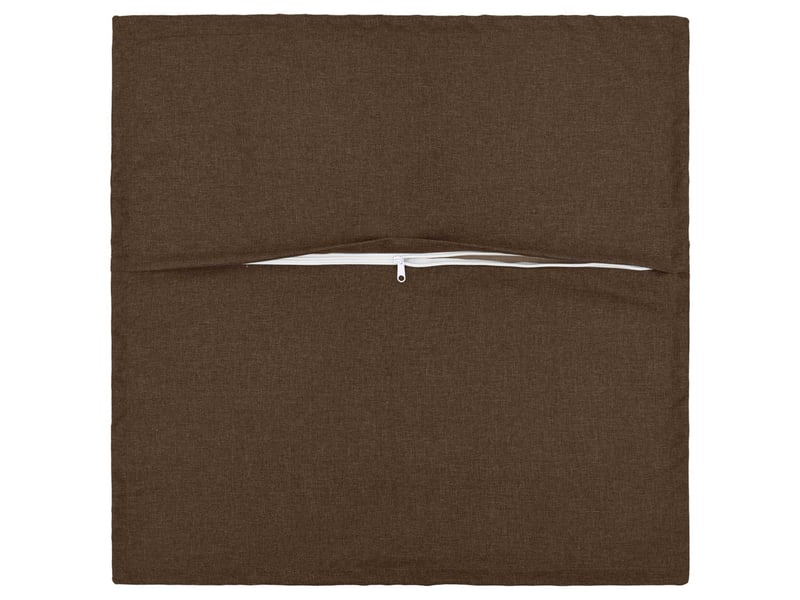 Lot de 6 coussins avec oreiller, coussins décoratifs houten marron lin synthétique cf51311 - Conforama C