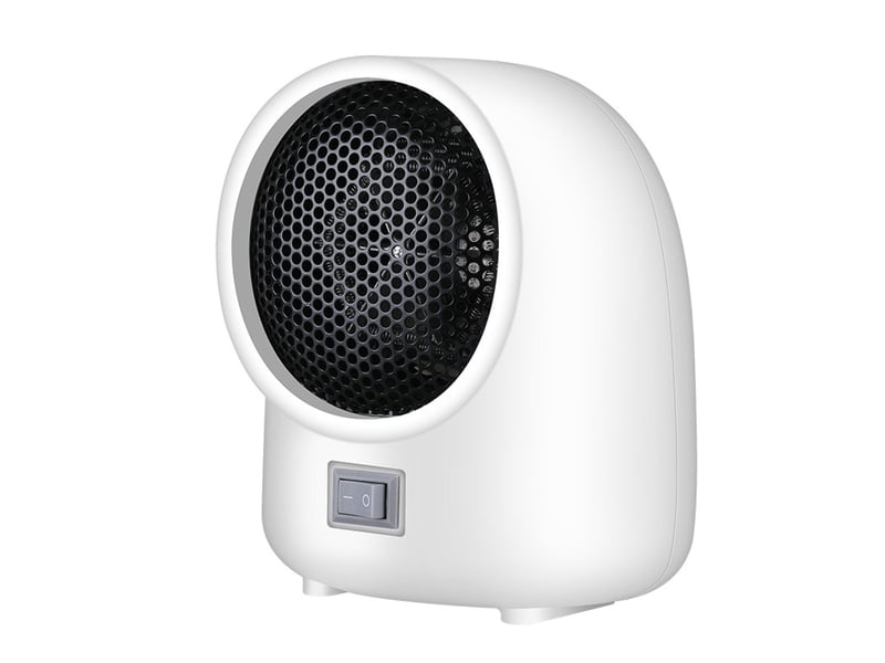  Chauffage électrique de bureau pour usage domestique, 400 w, deux vitesses réglables, protection anti-basculement, blanc SJY-HRC0005081LY - Conforama A