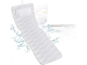 Oreiller de bain intégral - accessoire de baignoire idéal pour un bain relaxant, cadeau parfait pour les femmes