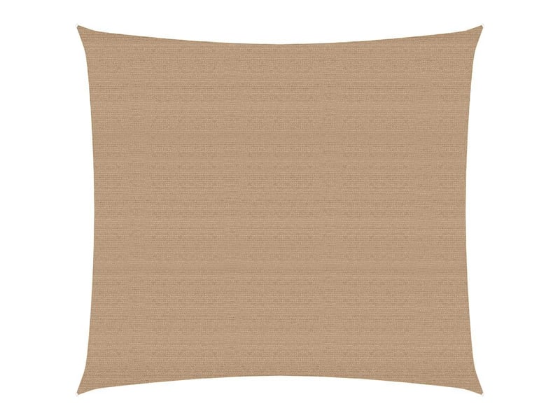  Voile d'ombrage - voile d'ombre - voile parasol 160 gm² taupe 4x4 m pehd  - Conforama A