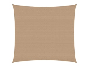 Voile d'ombrage - voile d'ombre - voile parasol 160 gm² taupe 4x4 m pehd