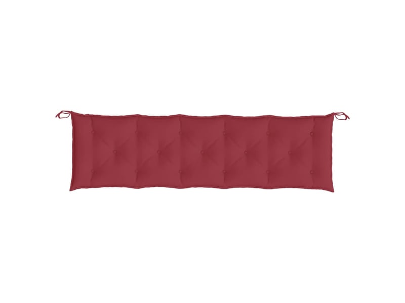  Coussin de banc de jardin, coussin d'assise rouge bordeaux 180x50x7 cm cf52815  - Conforama D