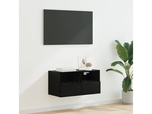 Meuble tv coloris noir 60 cm <strong></strong>  <strong></strong>