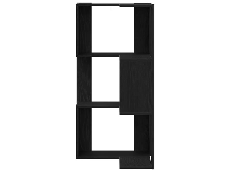  Bibliothèque 3 niveaux, armoire à livres 50 x 50 x 102 cm chêne noir  - Conforama D
