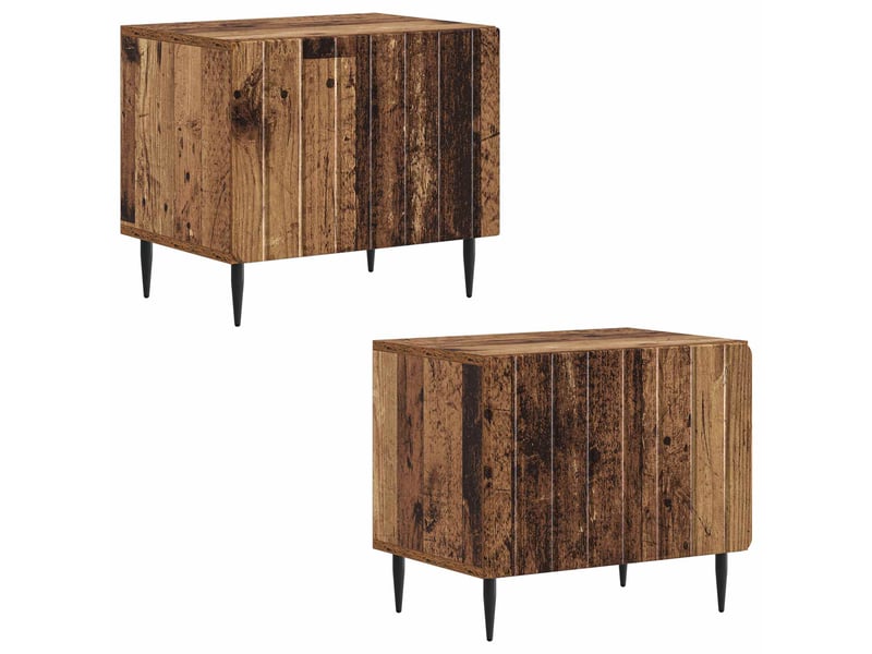  Meuble tv - banc tv - meuble de rangement bois ancien bois d'ingénierie  - Conforama D