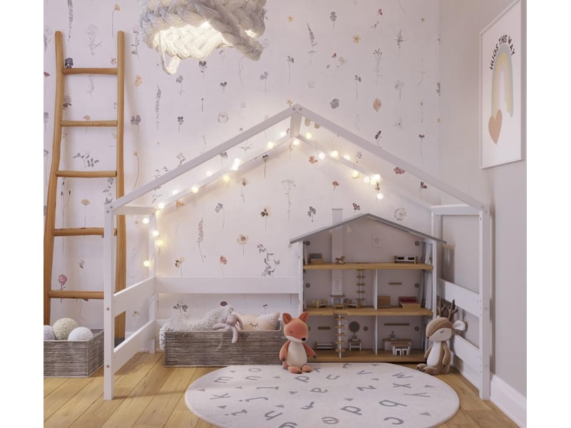  Yappyhytte playhouse - structure cabane 160x80 cm - blanc 4754010388042 - Conforama C