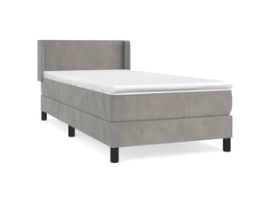 Lit simple 100x200 cm    coloris gris