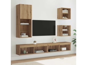 Meuble tv coloris marron 100 cm <strong></strong> <strong></strong>