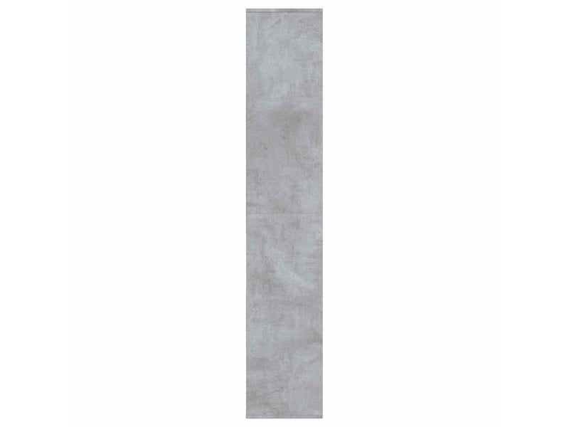  Meuble à chaussure, armoire à chaussures gris béton 54x34x183 cm bois d'ingénierie  - Conforama E