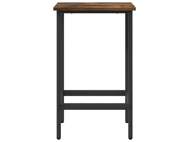  Lot de 2 tabouret de bar, chaise de bar chêne fumé 40x32x64 cm shl66213  - Conforama C