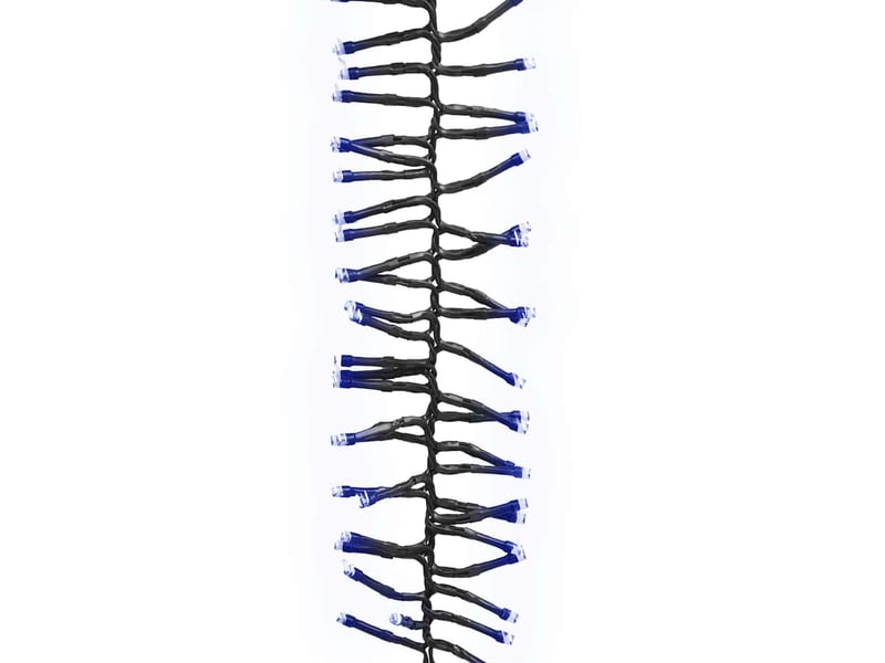  Guirlande lumineuse, éclairage de noël à led groupées 1000 led bleu pvc cf62405  - Conforama C