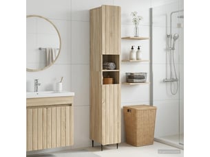 Colonne de salle de bain avec étagère ouverte zwolle shl2676