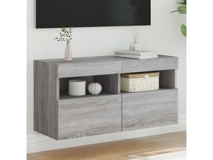 Meuble tv coloris gris 80 cm <strong></strong> <strong></strong>