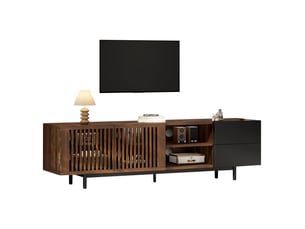 Meuble tv coloris bicolore 38 cm <strong>VIVRYN</strong> <strong></strong>