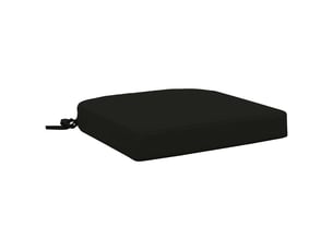 Coussin de siège, coussin d'assise en 1 pièce soest 100 % polyester noir cf55843