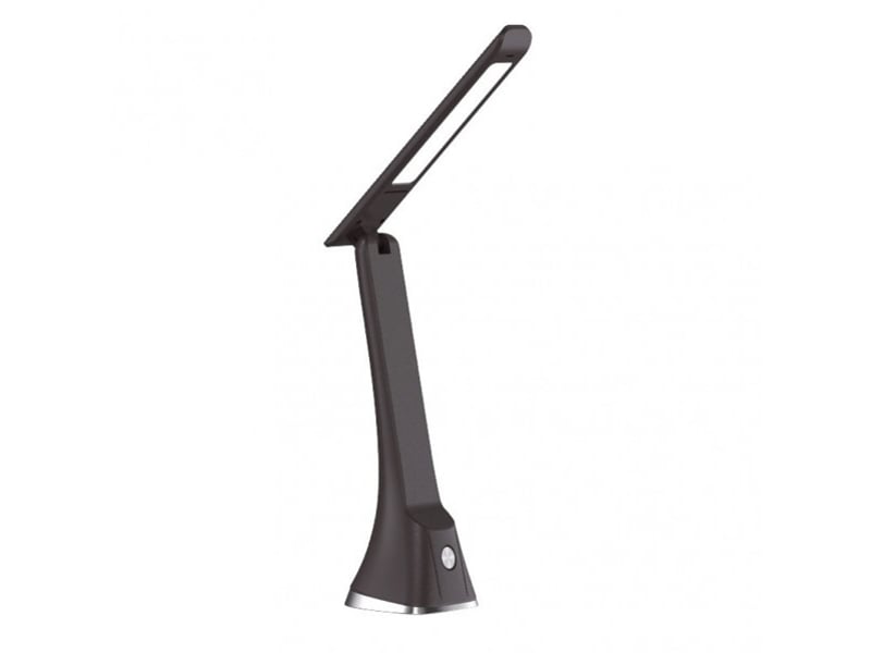  Fabrilamp anhidrita lampe de bureau led noirchrome 5 w 400 lm 4000 k, tactile et pliable 139571009 - Conforama A