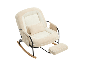 Fauteuil relax manuel MODENVIE  Tissu beige vendu A l'unité