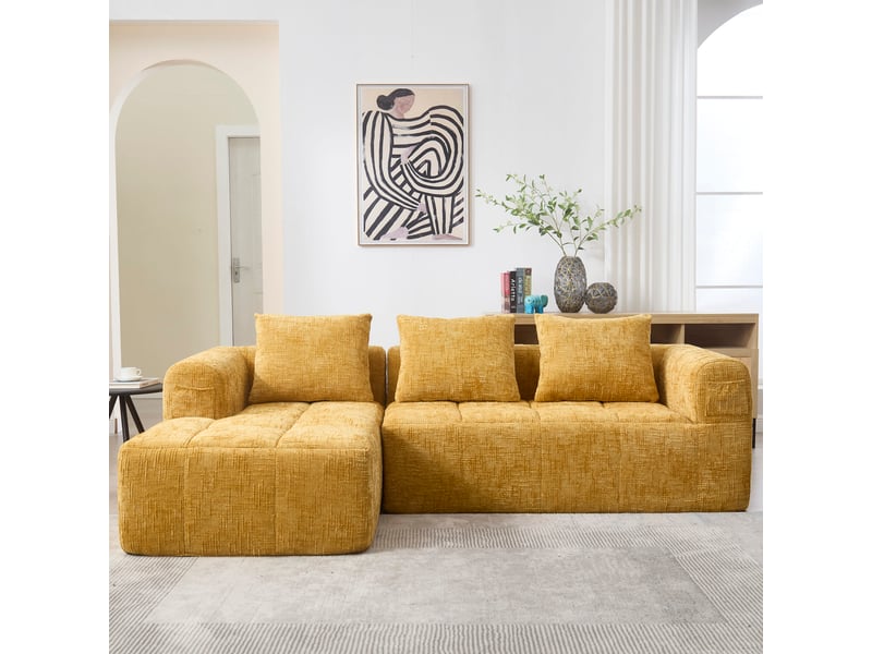 Fauteuil convertible 2-en-1, accoudoirs amovibles et 2 porte-gobelets en velours côtelé vert émeraude  - Conforama D
