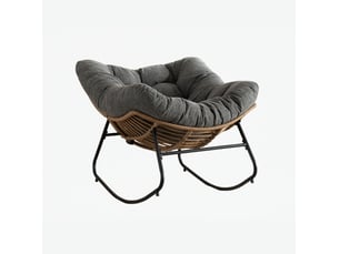 Fauteuil fixe <strong>MODFU</strong> Tissu gris