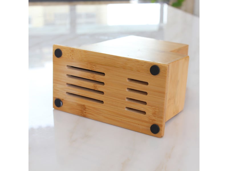  Rangement cuisine,porte-couteaux multifonctionnel en bambou, droit et fabriqué en matériau naturel  - Conforama B
