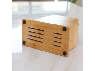 Rangement cuisine,porte-couteaux multifonctionnel en bambou, droit et fabriqué en matériau naturel