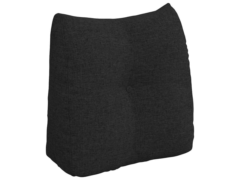  Coussin de dos, coussin de dossier noir 45 x 24 x 50 cm tissu cf54837  - Conforama A
