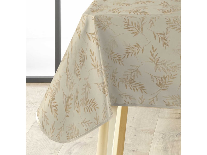  Nappe toile cirée arbusa 140x240cm naturel  - Conforama C
