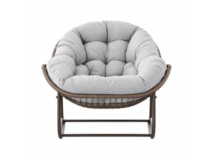 Fauteuil fixe MAISONORA  Tissu gris