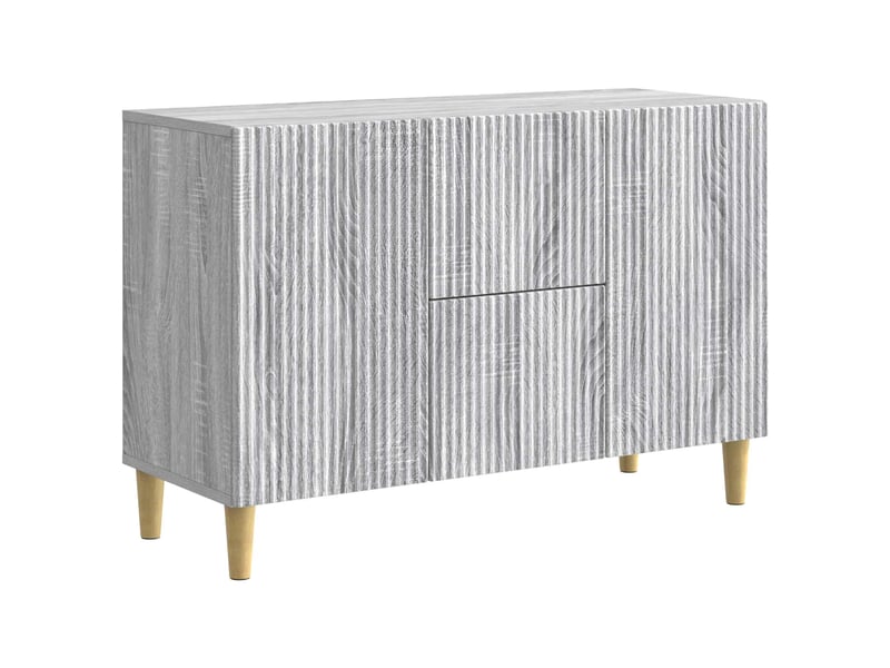  Buffet - bahut - meuble de rangement sonoma gris 89 x 34,5 x 60 cm bois d'ingénierie  - Conforama A