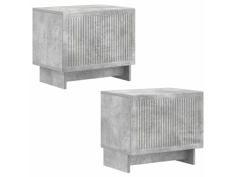  Meuble tv - banc tv - meuble de rangement gris béton bois d'ingénierie  - Conforama D
