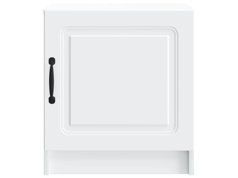  Table de chevet - cabinet de chevet - table de nuit blanc 43 x 34,5 x 47 cm bois d'ingénierie  - Conforama D