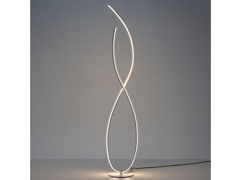 Lampe - home deco factory - design - spirale - blanc - froid  - Conforama D