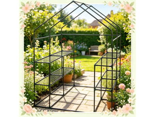Serre de jardin 143x143x195 cm – verte – porte zippée, film pe protecteur pour plantes et tomates sensibles