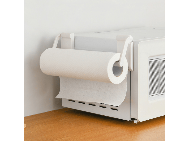  Distributeur de papier toilette pratique, porte-papier toilette mural simple, distributeur de papier toilette en plastique, blanc  - Conforama C
