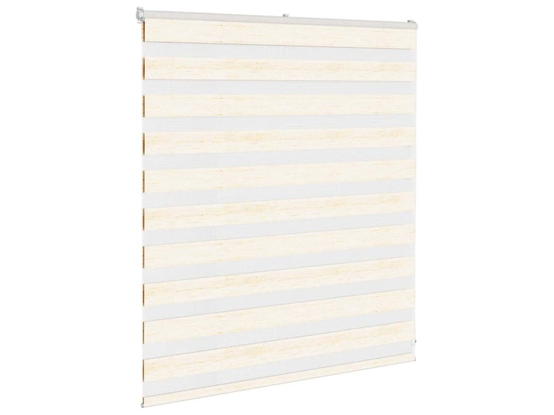 Store zèbre, store de fenêtre beige marbré largeur du tissu 120,9 cm polyester cf48257 - Conforama C