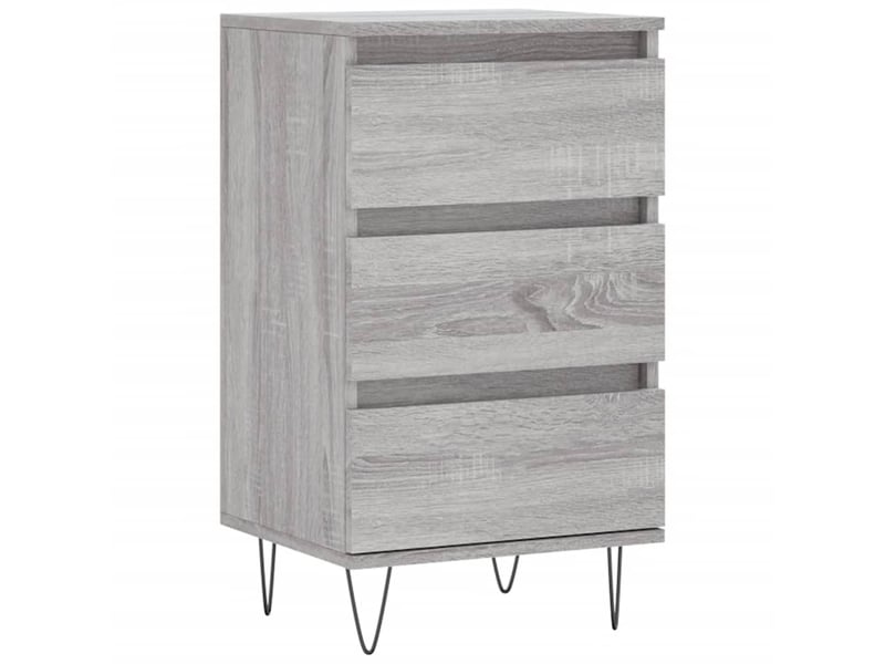  Buffet - bahut - meuble de rangement sonoma gris 40x35x70 cm bois d'ingénierie  - Conforama A
