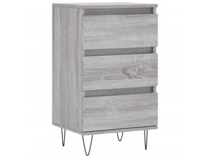 Buffet - bahut - meuble de rangement sonoma gris 40x35x70 cm bois d'ingénierie