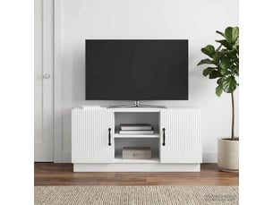Meuble tv coloris blanc 102 cm <strong></strong>  <strong></strong>
