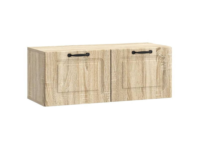  Meuble tv - banc tv - meuble de rangement mural montage mural chêne sonoma 78,5 x 31 x 30 cm  - Conforama A