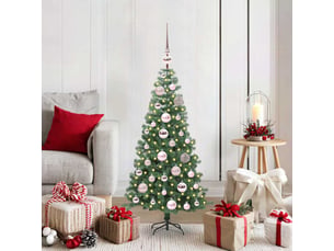Sapin de noël, arbre de noël vert 120 cm pvc cf61571