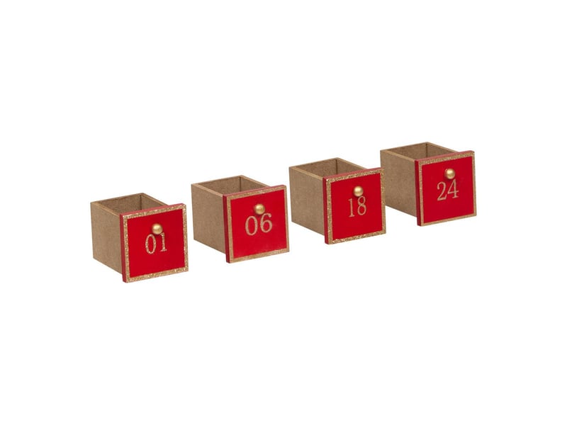  Calend avent bois maison h40  - Conforama E