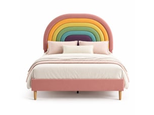 Lit 2 places 140x200 cm STILVORA   coloris rose
